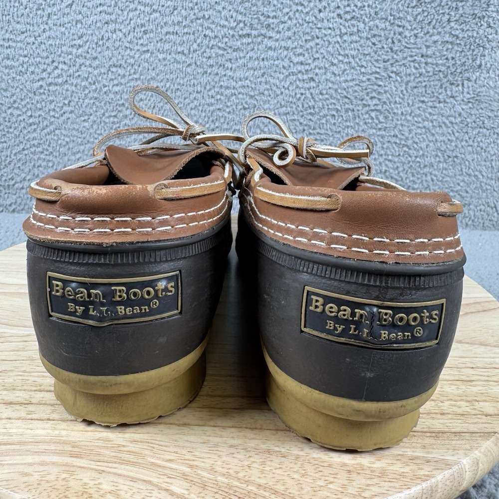 LL Bean Duck Boots Mens Size 12 M Low Top Rain Rubber USA Made Maine 175061 - Picture 5 of 11